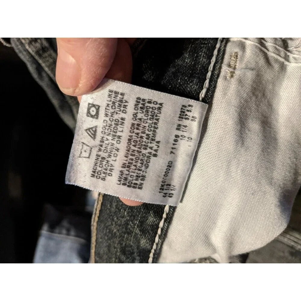 Wrangler Real Comfortable Carpenter Jean Shorts Size 42 Authentic Issue Mens - Picture 6 of 6